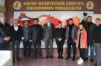 İskenderun Kaymakamı İskender Yönden, Hatay Gazeteciler Cemiyeti İskenderun Temsilciliğini Ziyaret Etti