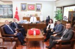 Muhasebeciler Odası Yönetimi Belediye Başkanı Fatih Tosyalı’ı Ziyaret Etti