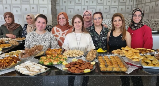 ‘Aşçılık Eğitimi’ Kursiyeri Kadınlar Ziyafet Verdi
