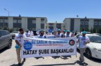 Öz Sağlık-İş Sendikası Hatay Şube Başkanlığı, Antakya’da düzenlediği basın açıklamalarıyla kamuoyuna seslendi